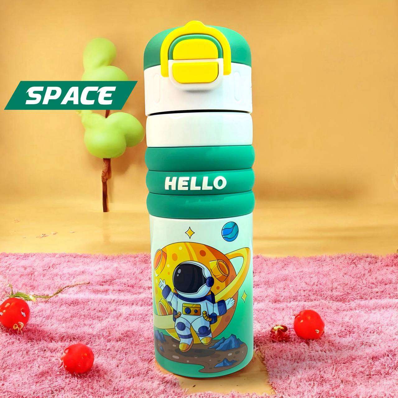 Kids Cartoon Stainless Steel Water Bottle – Insulated Flask