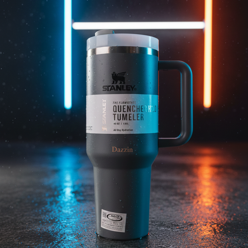 Stanley 40oz Stainless Steel Vacuum Insulated Tumbler with Straw