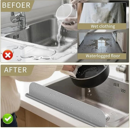Silicone Sink Splash Guard – Faucet Water Splash Protector 15 Inch