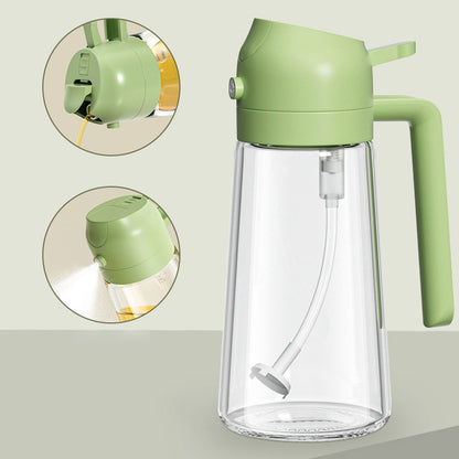 2-In-1 Oil Sprayer Bottle 400ML – Kitchen Oil Spray & Pour Dispenser