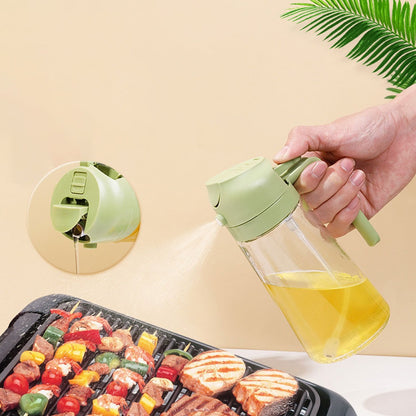 2-In-1 Oil Sprayer Bottle 400ML – Kitchen Oil Spray & Pour Dispenser