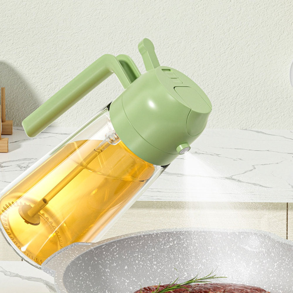2-In-1 Oil Sprayer Bottle 400ML – Kitchen Oil Spray & Pour Dispenser