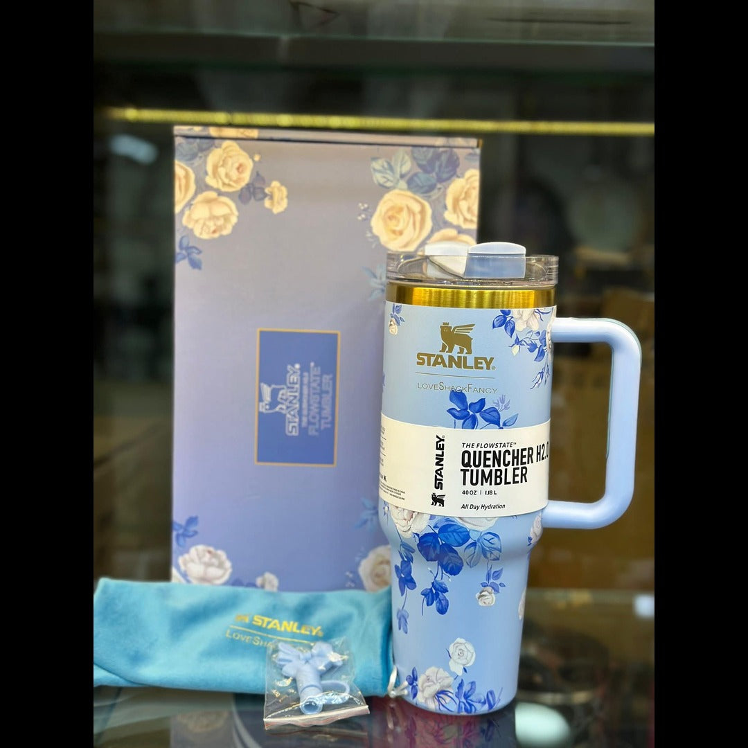Stanley x LoveShackFancy 40oz Quencher H2.0 Floral Tumbler