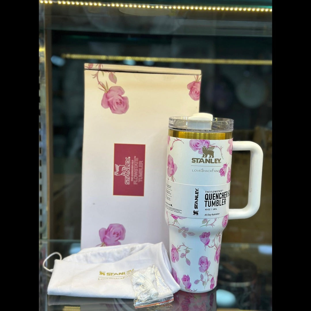 Stanley x LoveShackFancy 40oz Quencher H2.0 Floral Tumbler