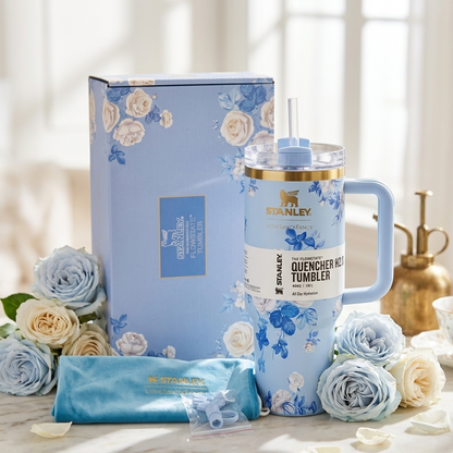 Stanley x LoveShackFancy 40oz Quencher H2.0 Floral Tumbler