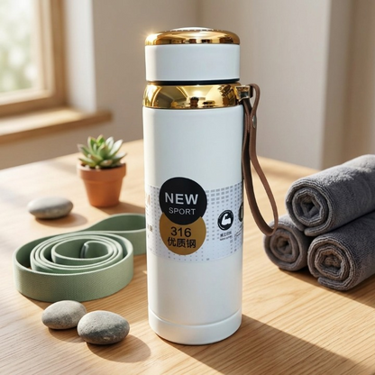 Premium Matte Stainless Steel Water Bottle – Insulated Flask