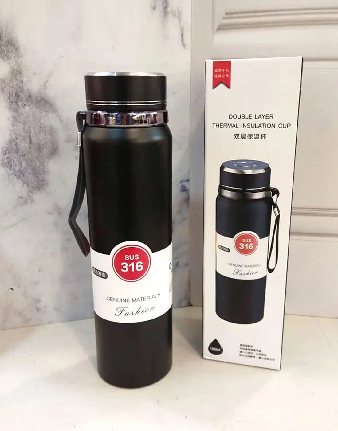 Premium Matte Stainless Steel Water Bottle – Insulated Flask