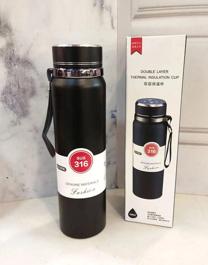 Premium Matte Stainless Steel Water Bottle – Insulated Flask