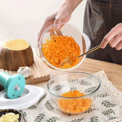 1.5L Manual Push Chopper – Multipurpose Hand Press Food Chopper