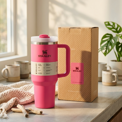 Stanley 40oz Stainless Steel Vacuum Insulated Tumbler with Straw