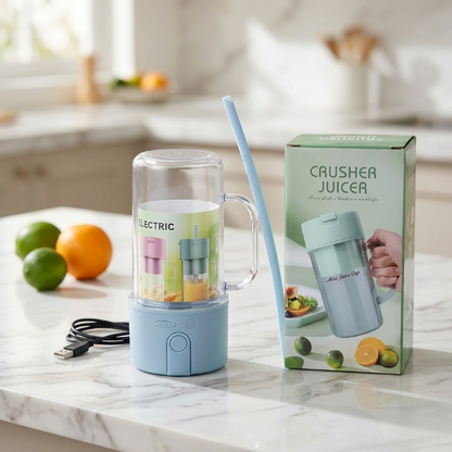 Portable Mini Juicer Mug Blender with Straw