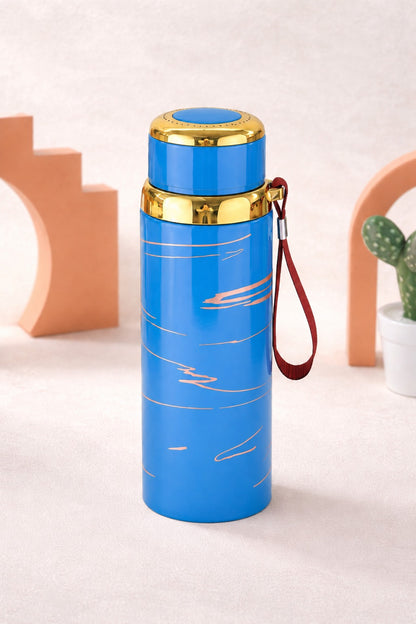 Luxury Marble Stainless Steel Water Bottle – Vacuum Insulated Thermal Flask