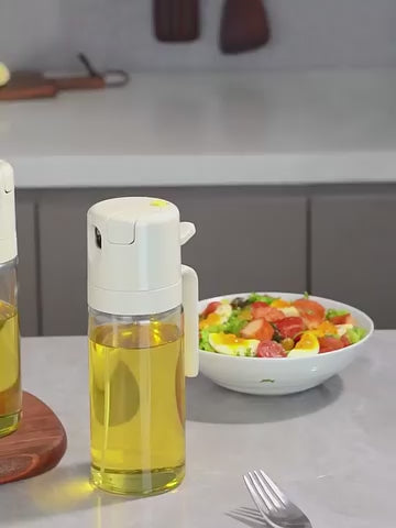 2-In-1 Oil Sprayer Bottle 400ML – Kitchen Oil Spray & Pour Dispenser