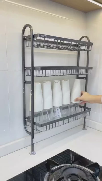 3-Tier Wall Mounted Spice Rack